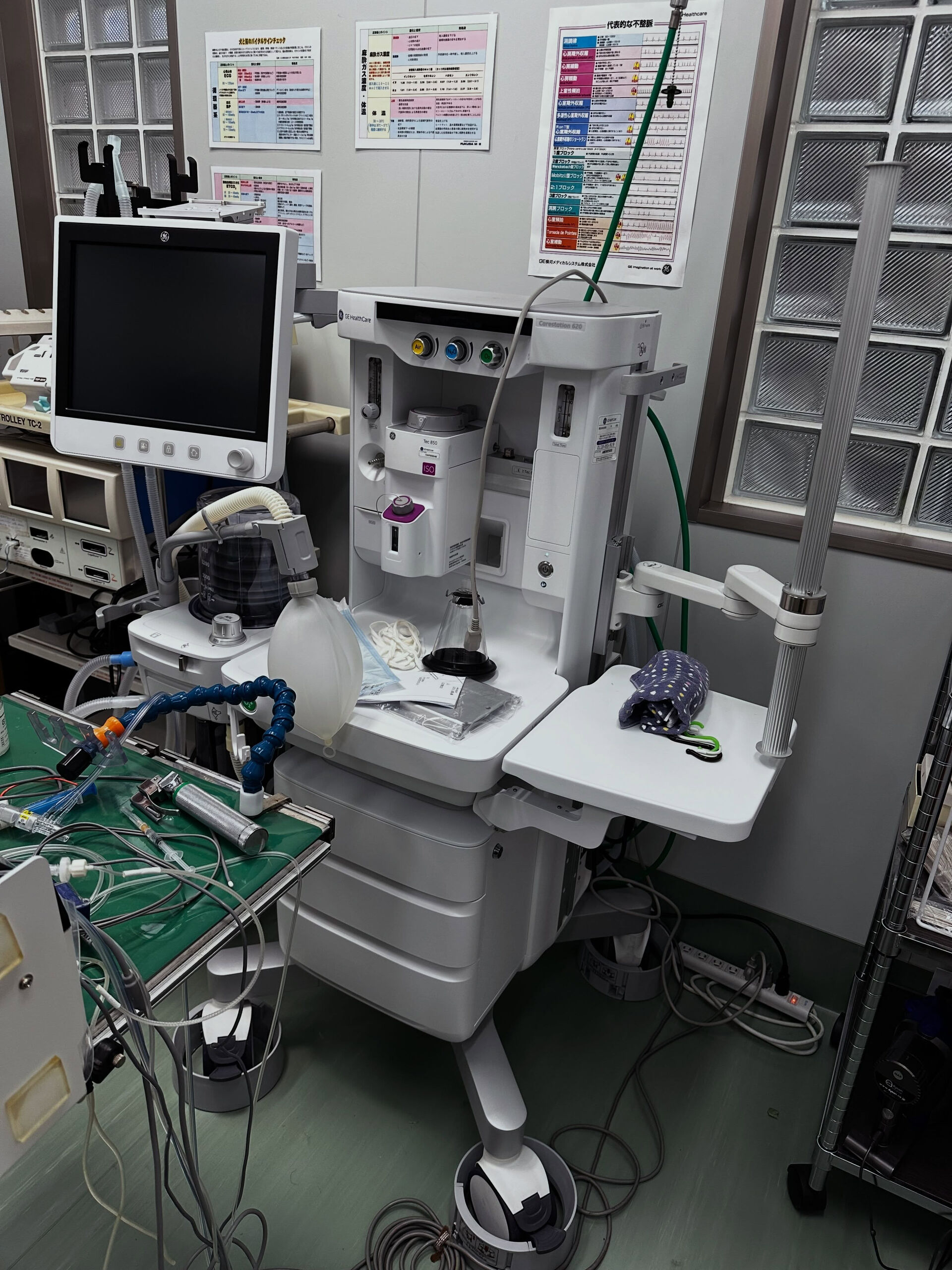 GE社製の麻酔器「Carestation 620」を納品させ